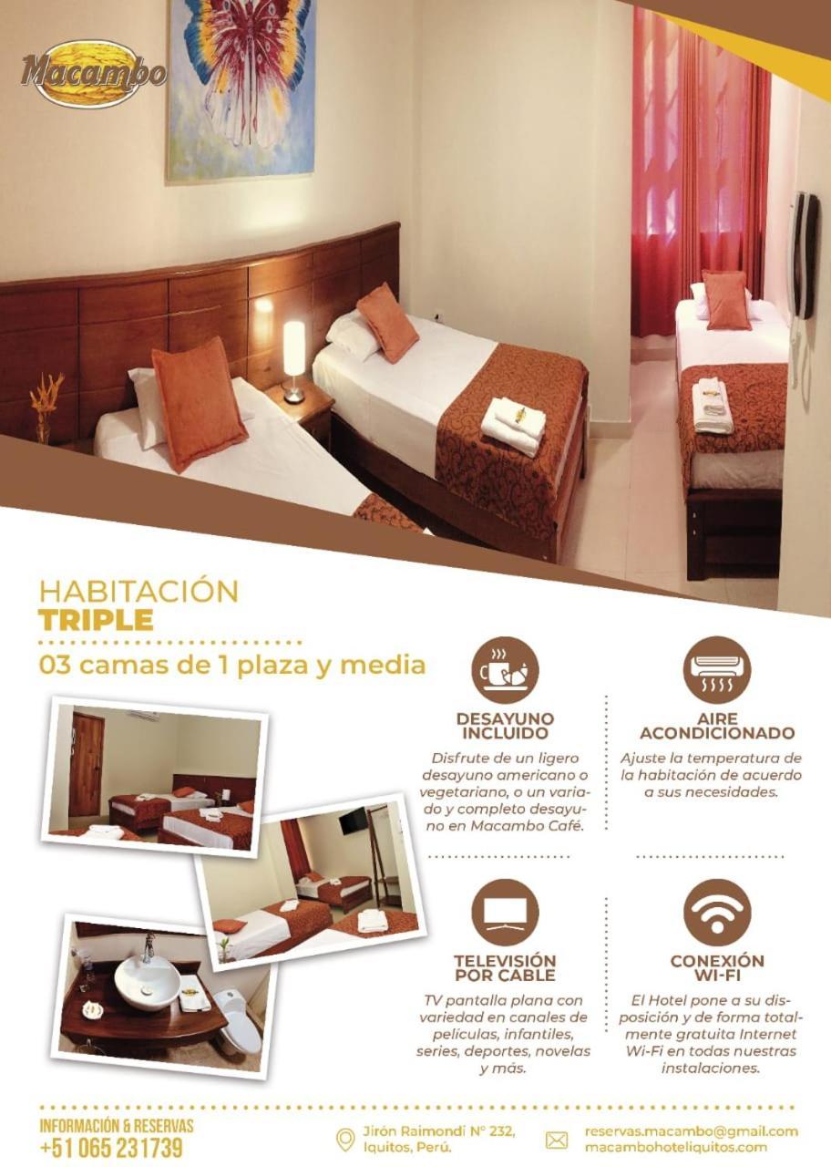 Hostal Macambo Iquitos Eksteriør billede